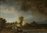 Cuadro Rembrandt paisaje tempestad y puente
