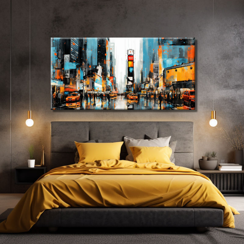 Cuadro colorido Pop Art New York