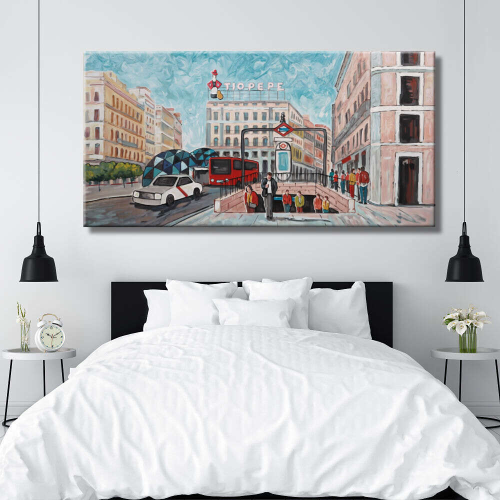 Cuadro de la Puerta del Sol de Madrid