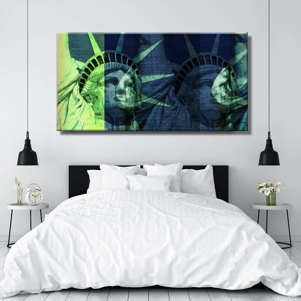 Cuadro pop art de la Estatua Libertad