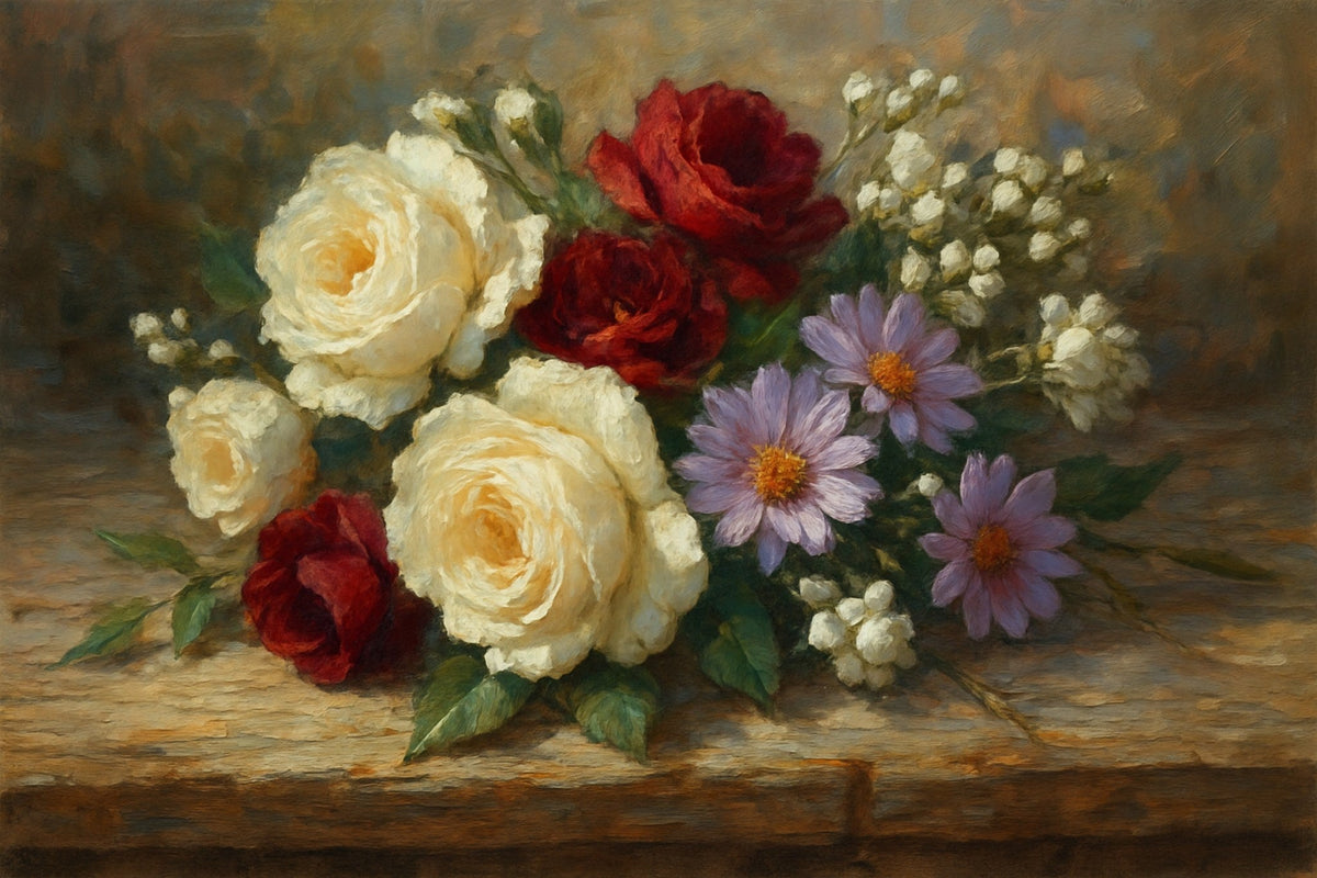 Cuadro Ramo Clásico de Flores - la obra
