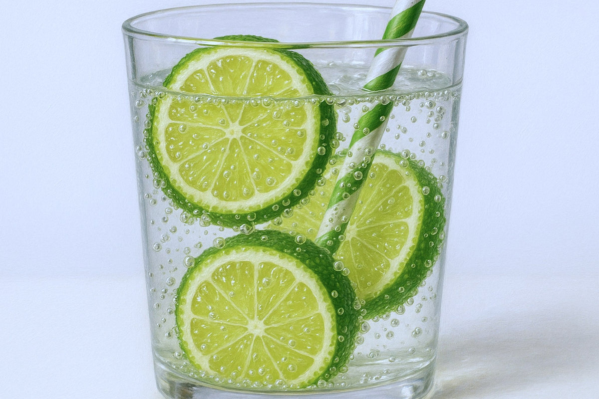 Cuadro limones lima verde - la obra
