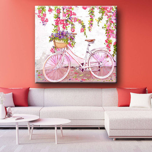 Vintage pink Bicycle