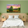 Landscape Painting Sunrise Country