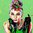 Cuadro de Audrey Hepburn verde