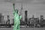 Cuadro skyline New York blanco y negro