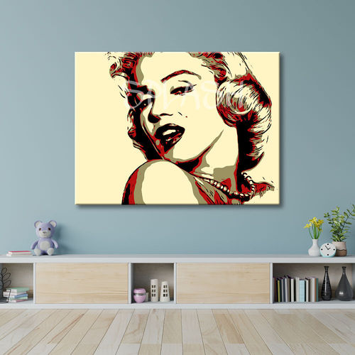 Marilyn modern painting printed pop art