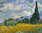 cuadro Van Gogh campo trigo con cipreses