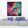 Modern abstract butterfly picture Printed