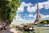 Cuadro Torre Eiffel de Paris y Sena