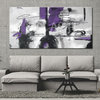 Abstract Mauve Composition Painting