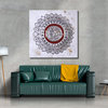 Silver and red mandala Painting
