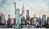 New York Painting with Statue of Liberty