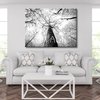 Landscape Painting with black and white tree