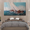Marina Painting with sailboats