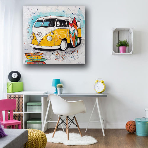 Volkswagen van surf Painting