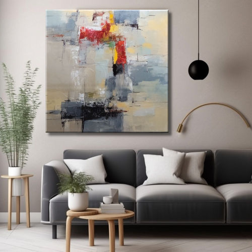 Vanguard Abstract Painting 65X65 cm