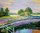 Landscape Painting with lavender and lake