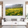 Landscape pictures in yellow and flowers