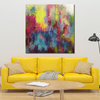 Painted fantasy abstract painting