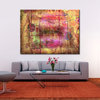 Amarilla and Rose Symphony Abstract Painting