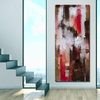 Vertical Abstract Painting Colored stripes