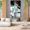 Abstract Michelangelo's David Painting