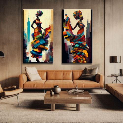 Pair of supreme ethnic paintings