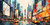 Urban Pulse Painting New York Metropolis