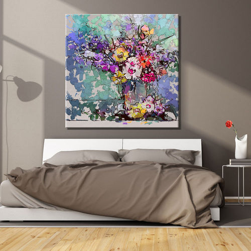 Flower and Texture Painting in vase