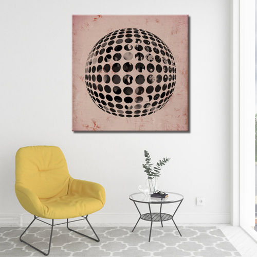 Cuadro abstracto esfera de esferas