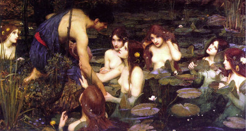 Hylas and the Nymphs de Waterhouse