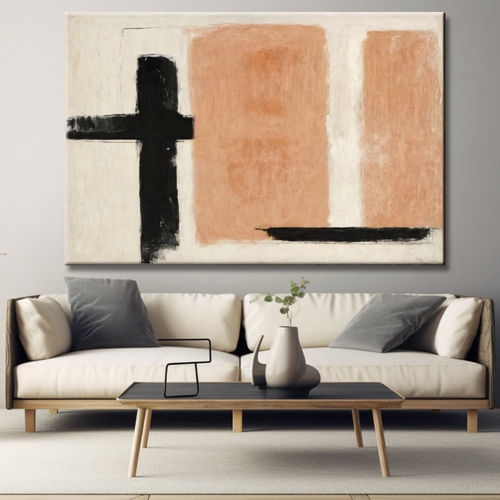 Abstract Painting Minimalist Equilibrium