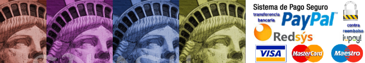 Cuadros de New York pintados e impresos de la estatua de la libertad puente de brooklyn edificios y escenas urbanas