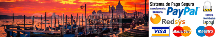 Cuadros venecianos y escenas urbanas de Venecia con góndolas Gran Canal, gondoleros y piazza impresos en lienzo
