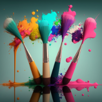 Selección de Cuadros por Colores y tonalidades pintados a mano e impresos en lienzo