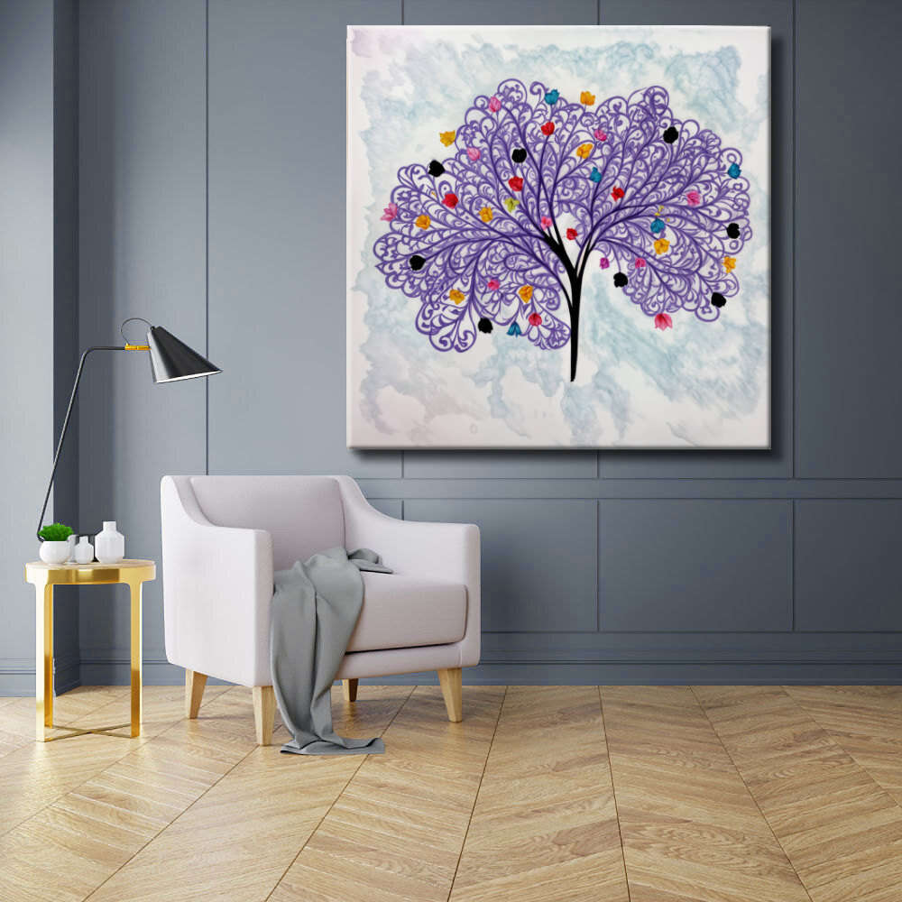 Cuadro Árbol de Vida Multicolor