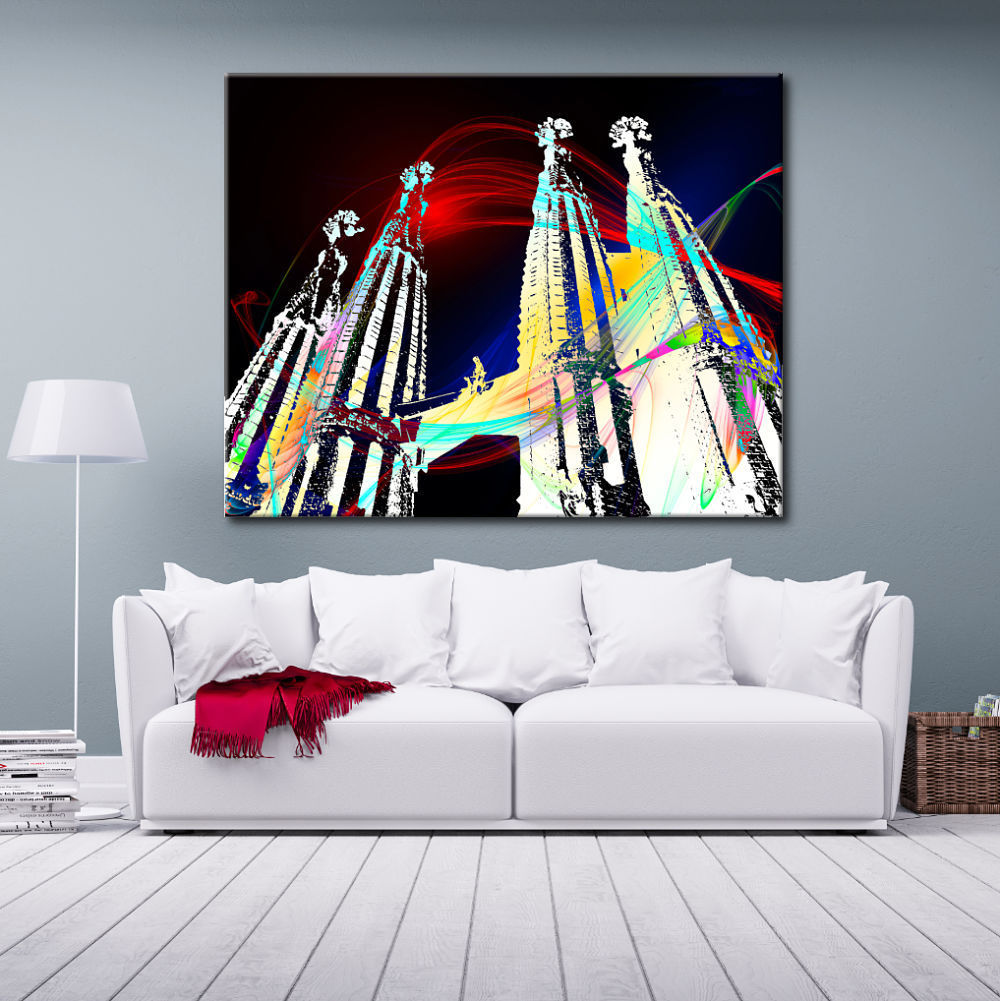 Cuadro Barcelona fantástica Sagrada Familia