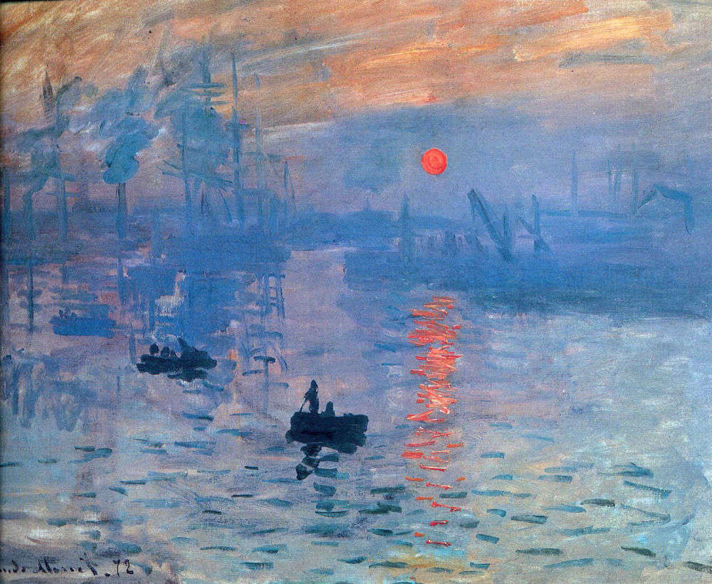 Cuadro Impresión Sol Naciente de Monet