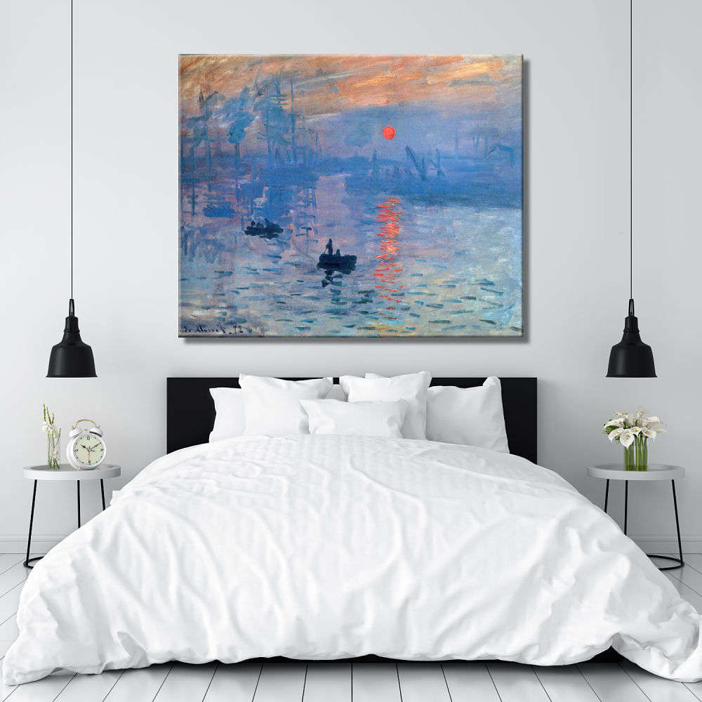 Cuadro Impresión Sol Naciente de Monet