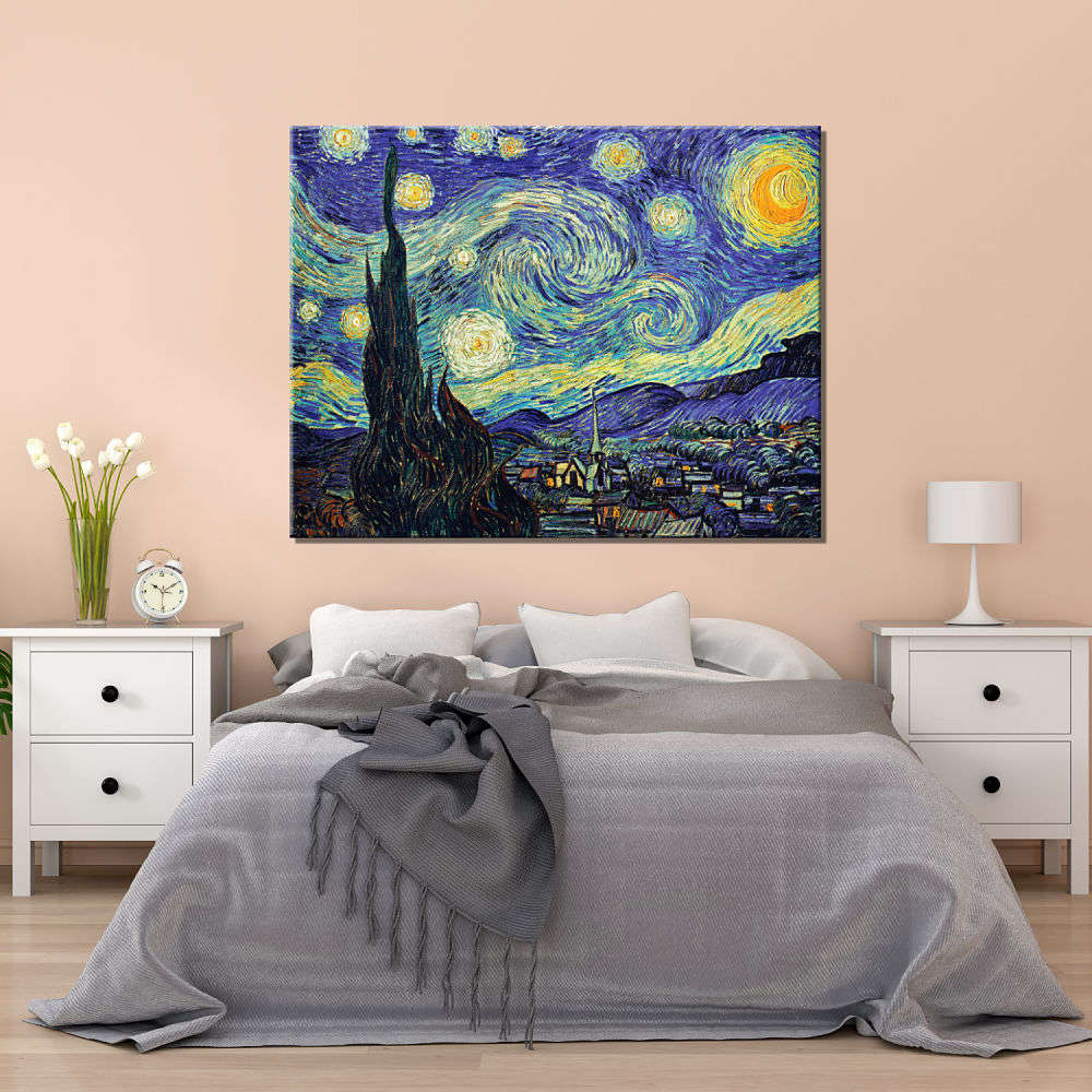 Cuadro de Van Gogh noche estrellada