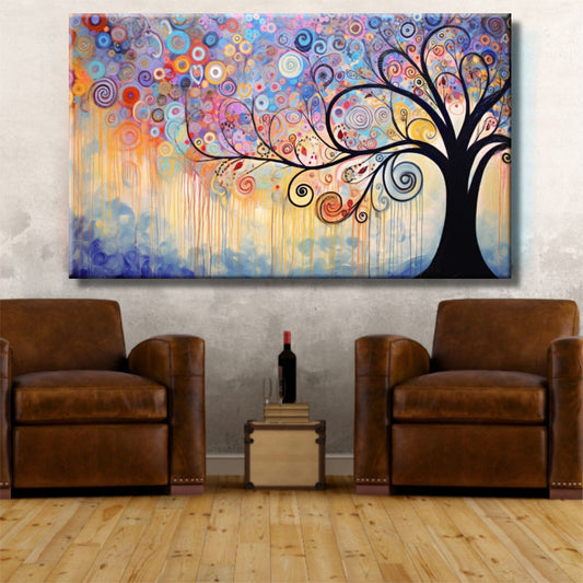 Cuadro Árbol de la Vida tonos suaves