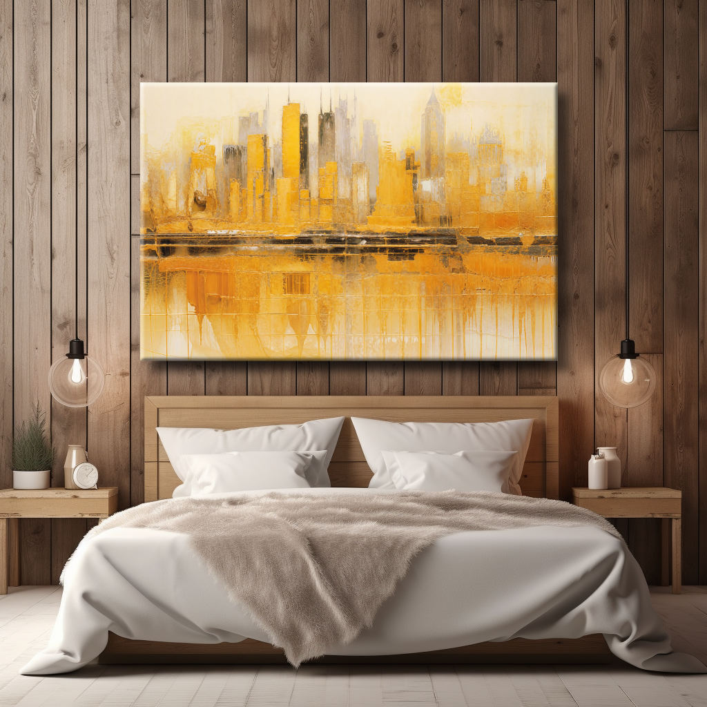 Urbano Skyline New York amarillo
