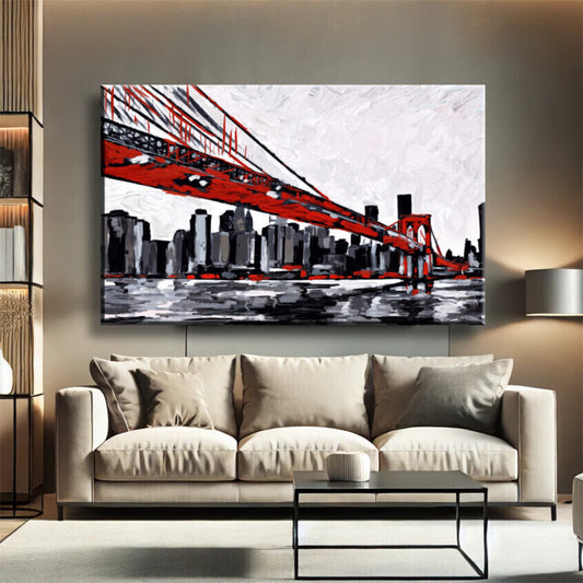 Cuadro Urbano Skyline Moderno