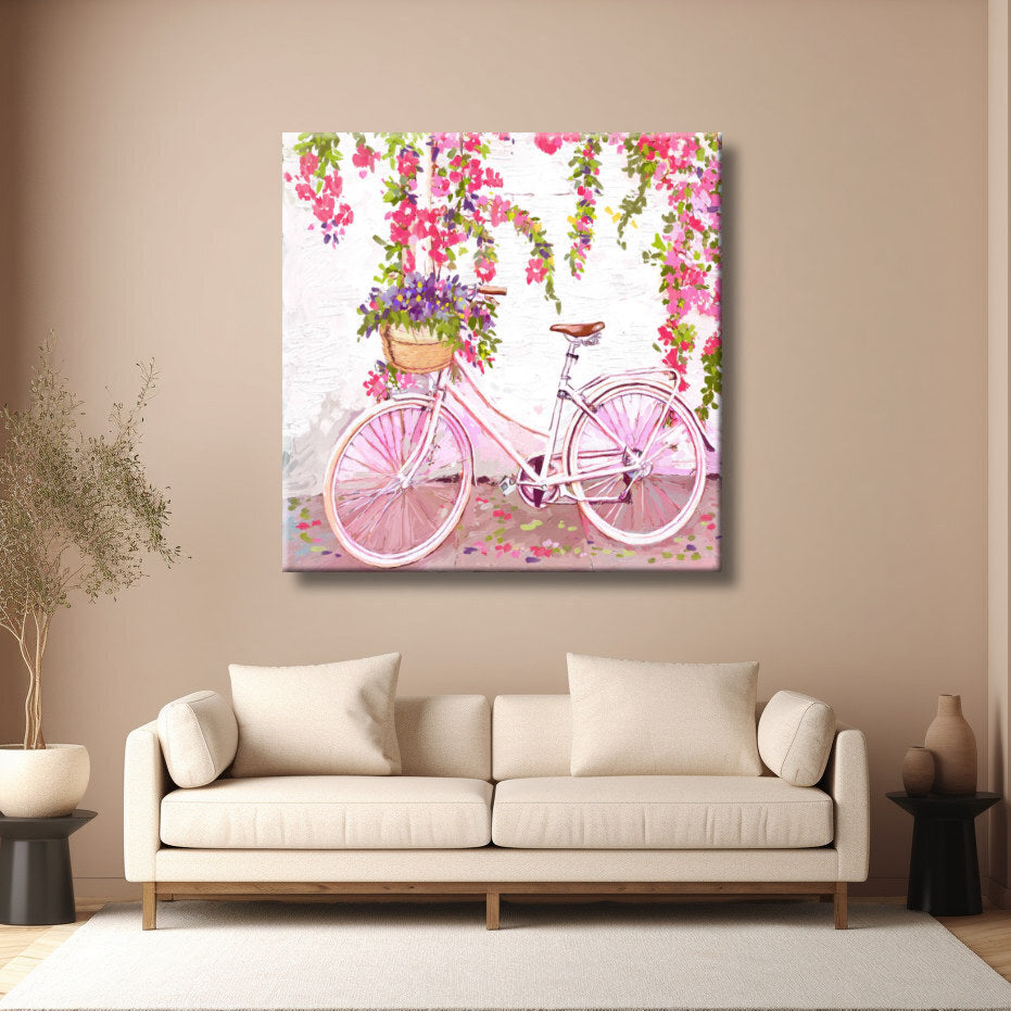 Bicicleta Vintage en rosa