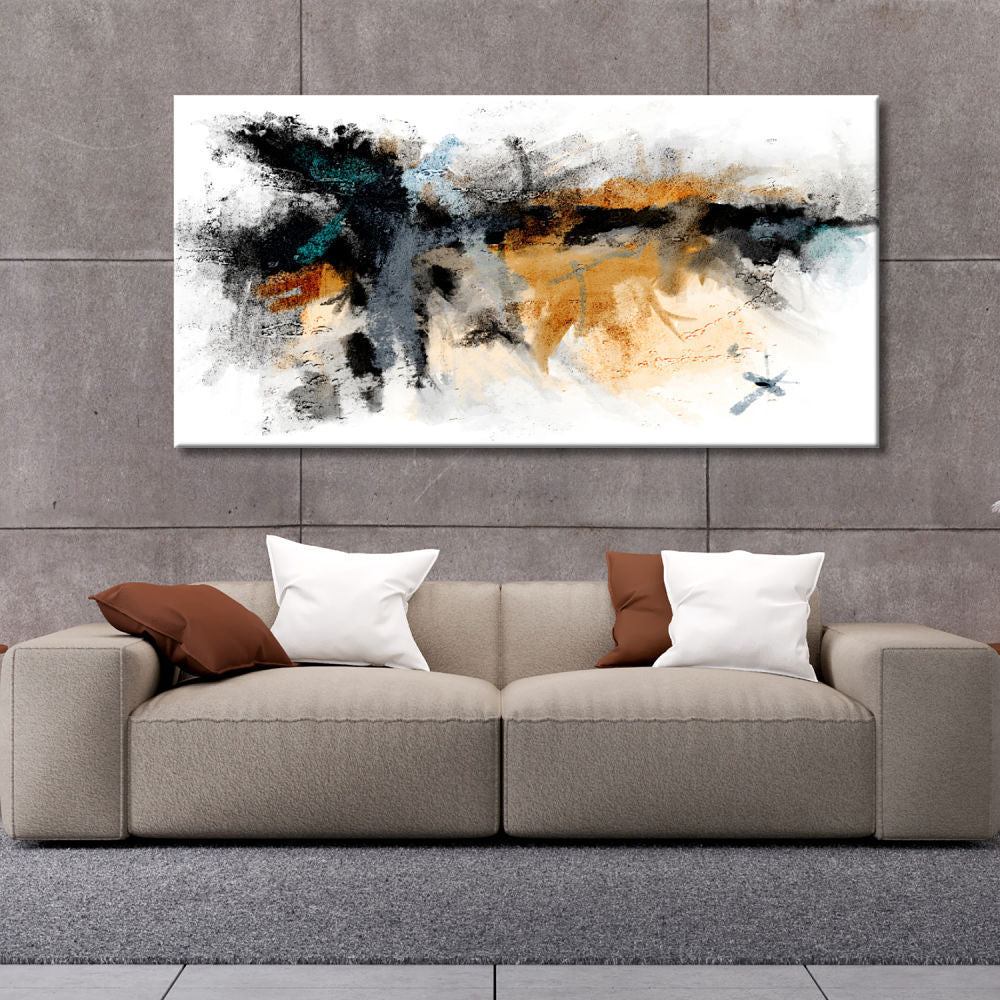 Cuadro abstracto vanguardia y grafismo