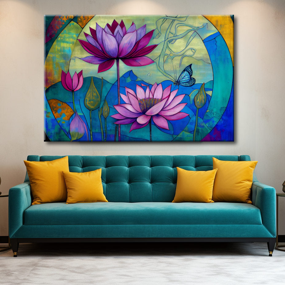 Cuadro de flores coloridas decorativo – Cuadros Splash