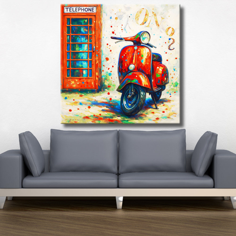 Vespa con cabina inglesa