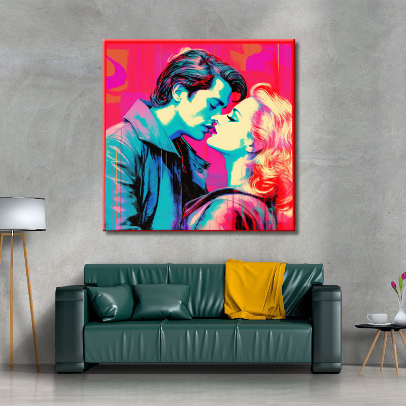 Cuadro pop art True Romance colorido