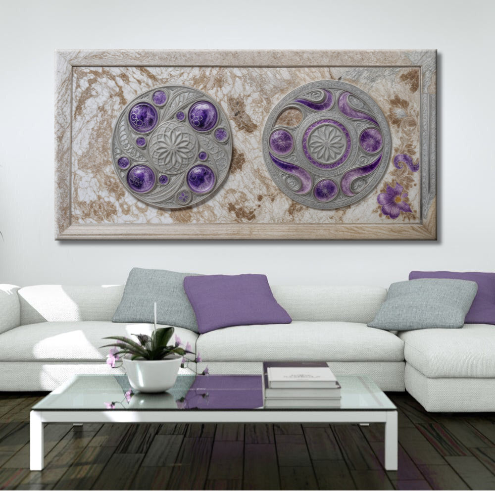 Cuadro Mandalas con banda exterior